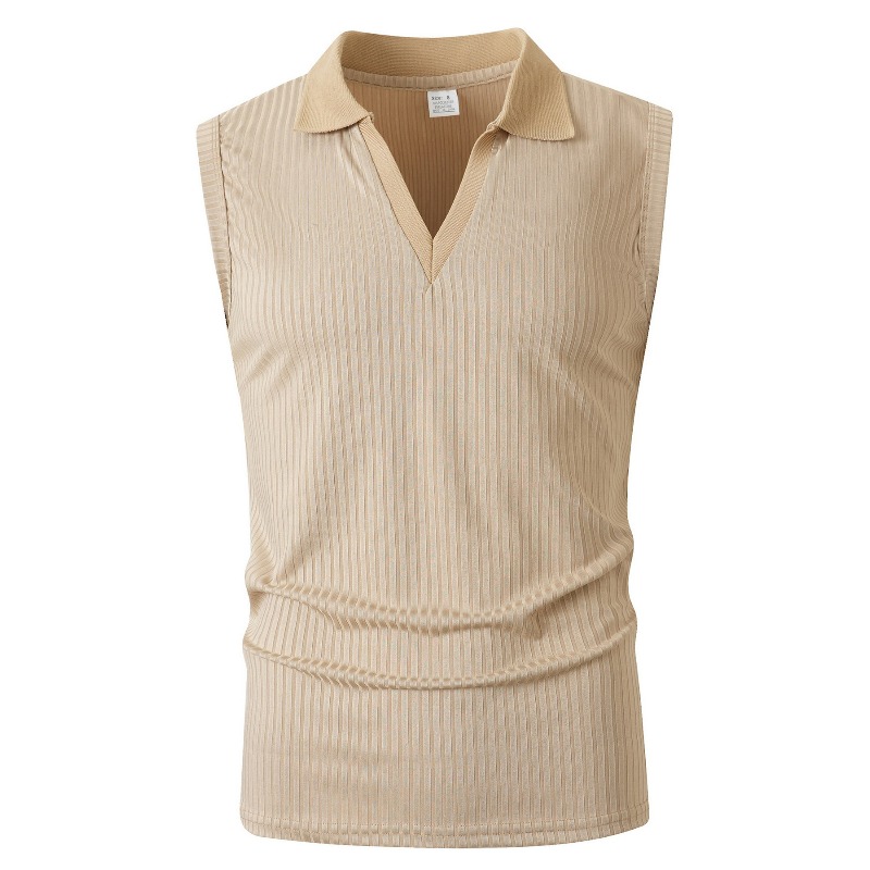 UNITIM Summer Men Knitted Top  - đánh giá và giá Sleeveless Undershirt