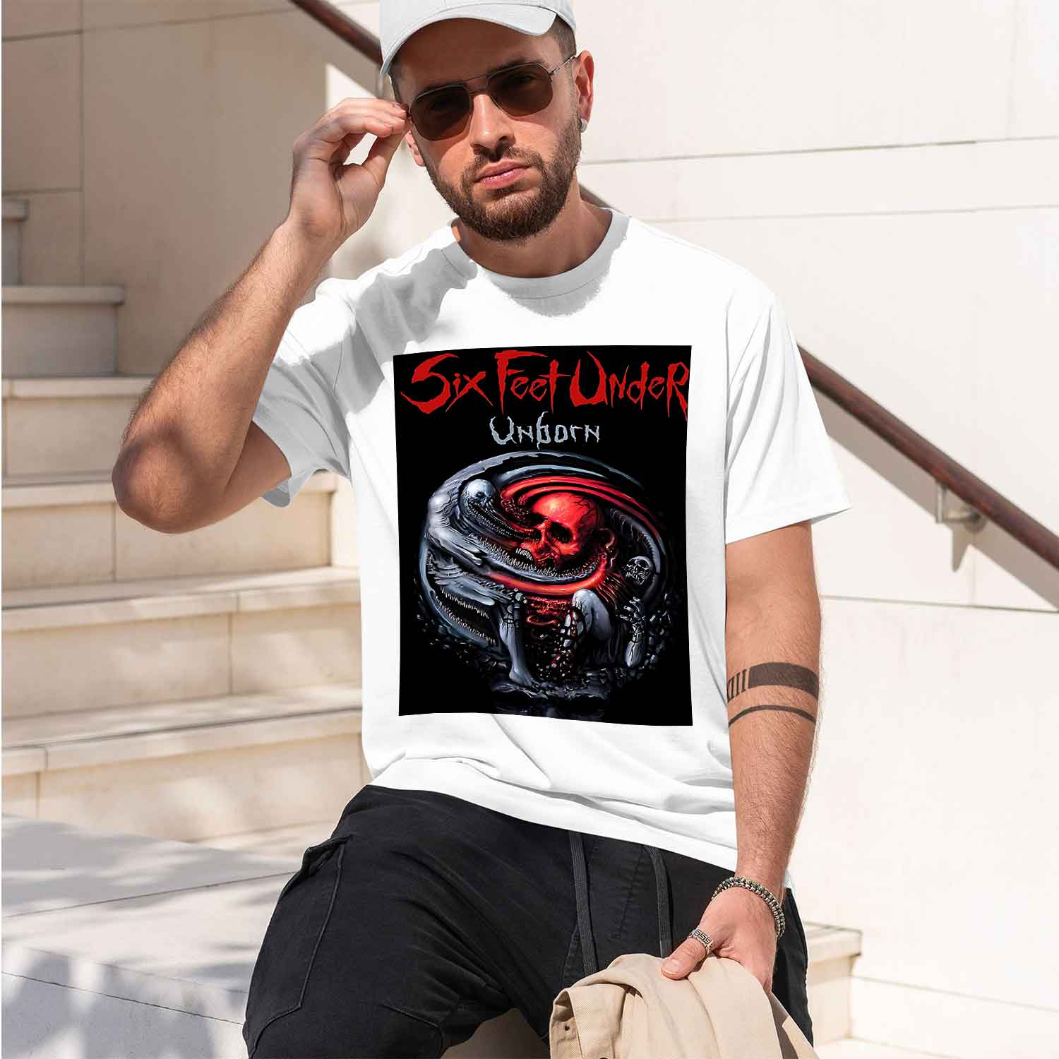 Six Feet Under – Unborn back 2 - đánh giá và giá Undershirt Crew Neck