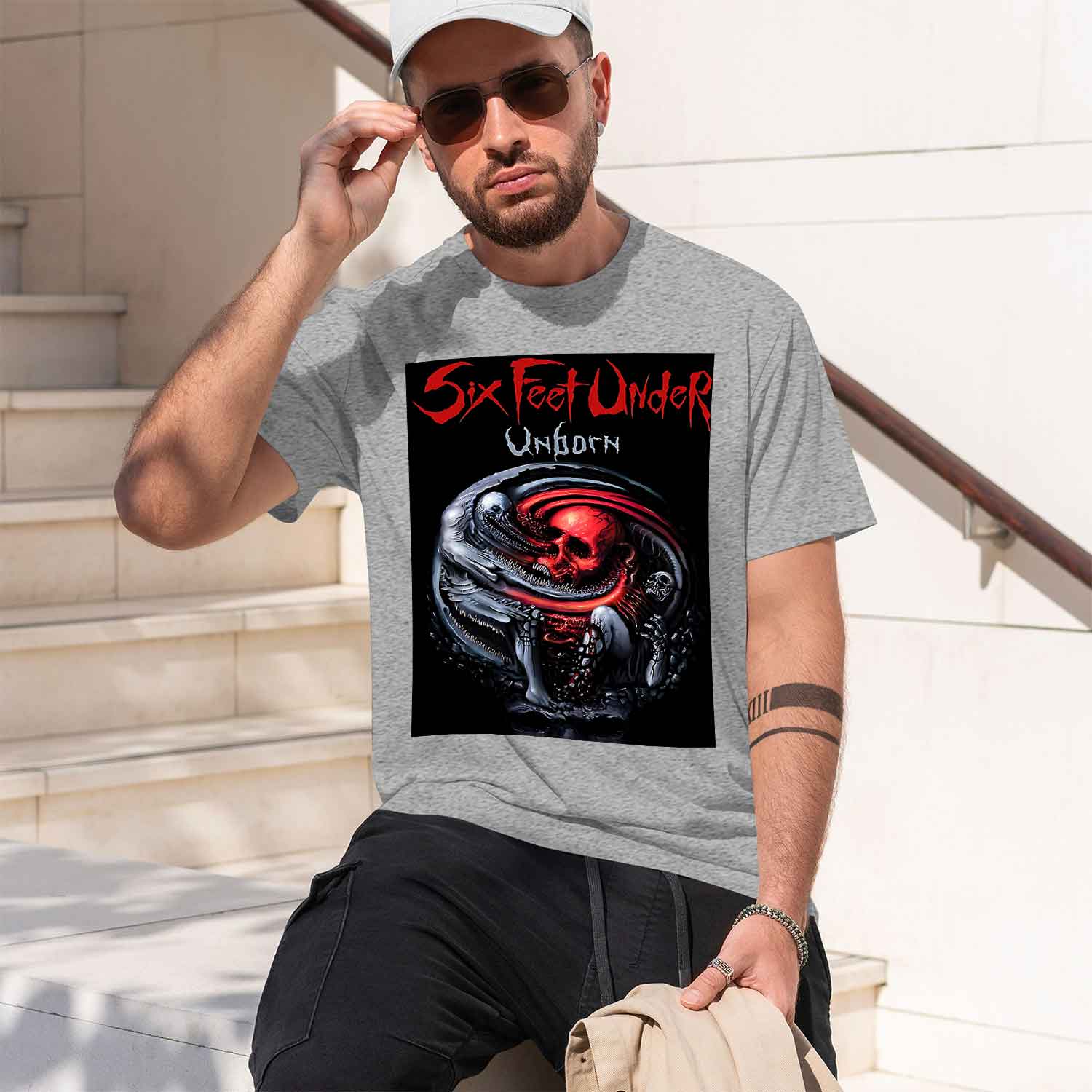 Six Feet Under – Unborn back 2 - đánh giá và giá Undershirt Crew Neck