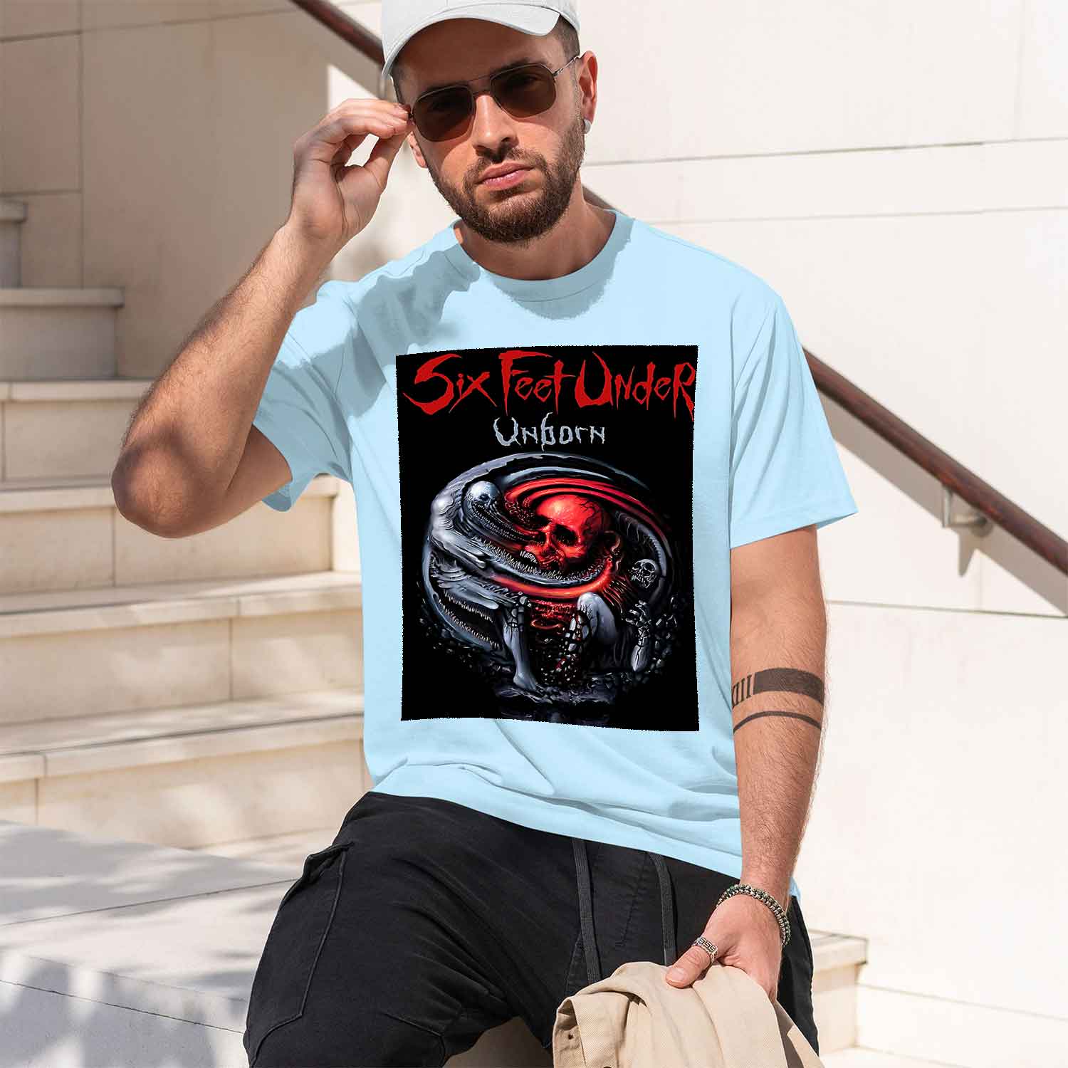 Six Feet Under – Unborn back 2 - đánh giá và giá Undershirt Crew Neck
