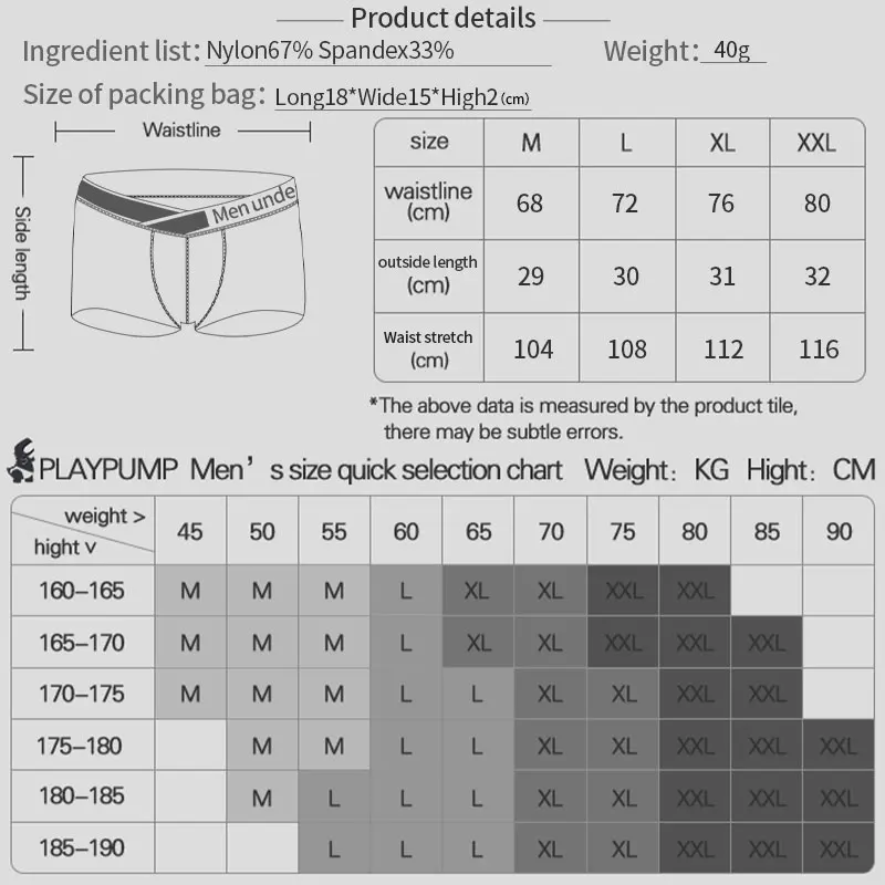 ADANNU Men's Boxer Men Underwe - đánh giá và giá Boxer Brief Pack Cotton